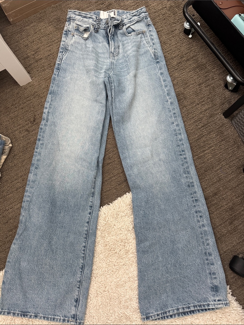 PacSun Light Blue Wide-Leg Jeans